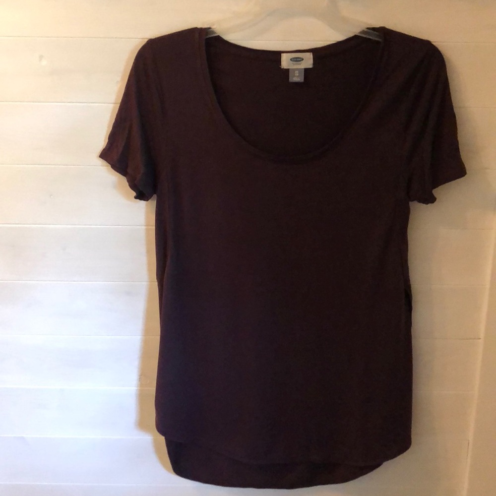 Split hem T-shirt